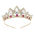 Trendy Women's Water Drop Crown Hair Accessories Set