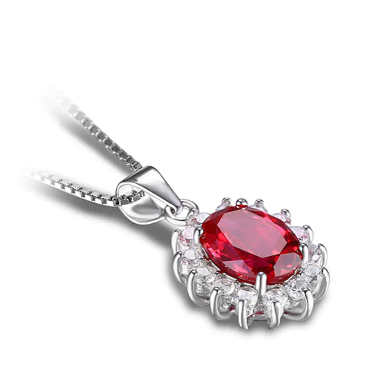 Colored Gemstone Ring and Earring Set for Women