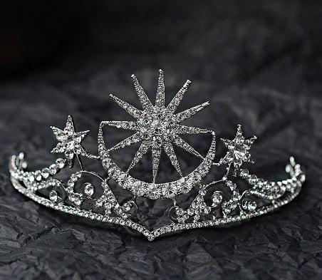 Bride Wedding Accessories Rhinestone Crown Headpiece