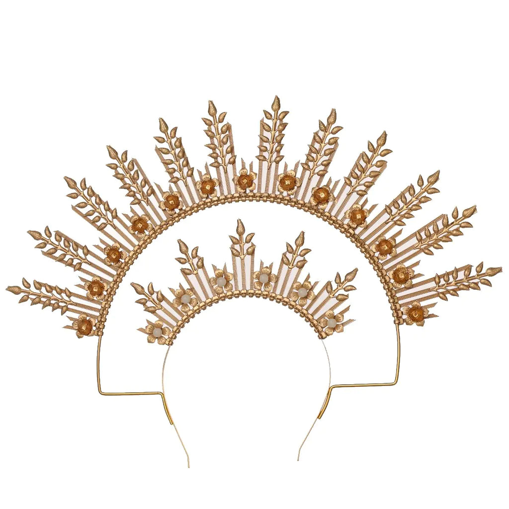 COSDREAMER Halo Crown Mary Goddess Headband Womens Halloween Costume Goddess Headwear (Z)