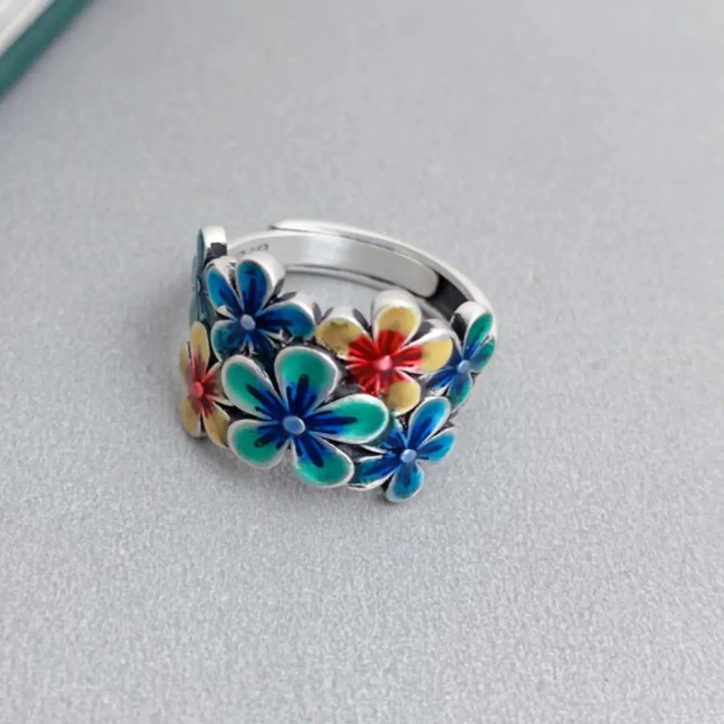Personalized Flower Ring for Women's Fashion
