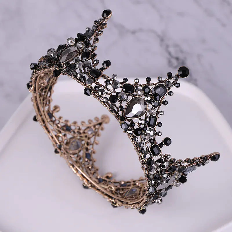 Baroque Vintage Crown for Birthdays and Performances