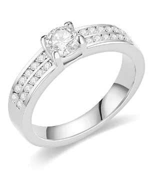 2020 Classic Women's Ring with Zirconia, Minimalist Design