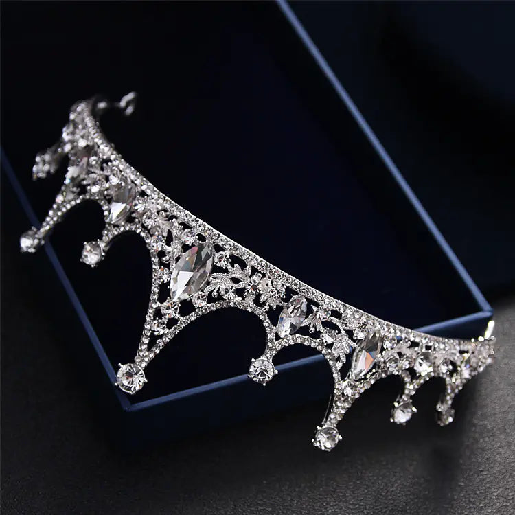 Korean Princess Crown Headpiece for Brides and Queens