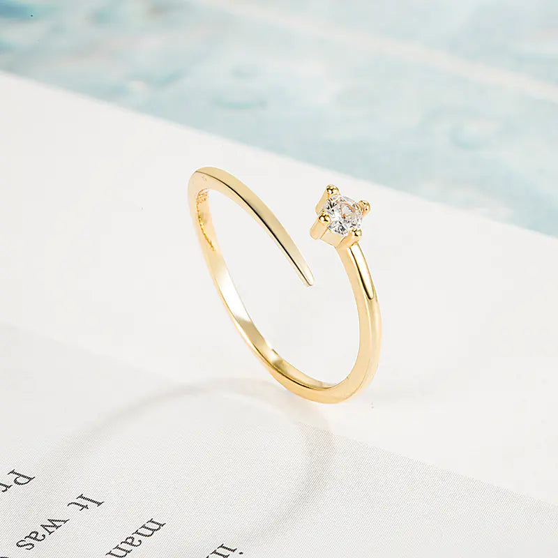 Adjustable Simple Fashion Ring for Women