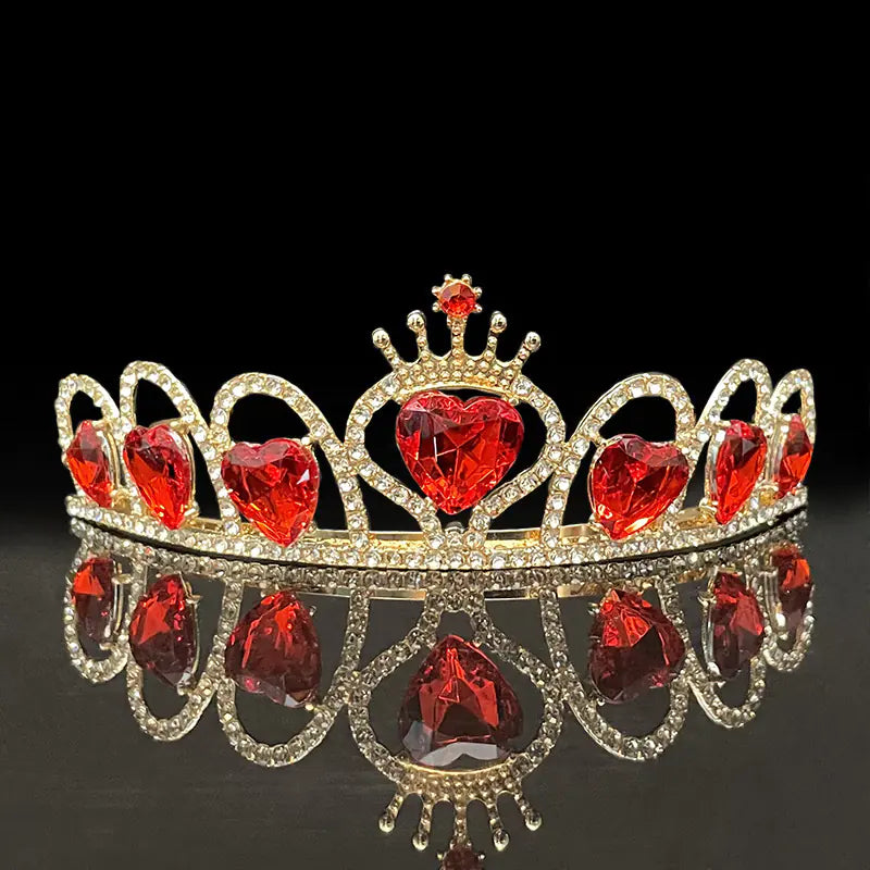 Girls' Princess Crown Headband for Birthday Decor