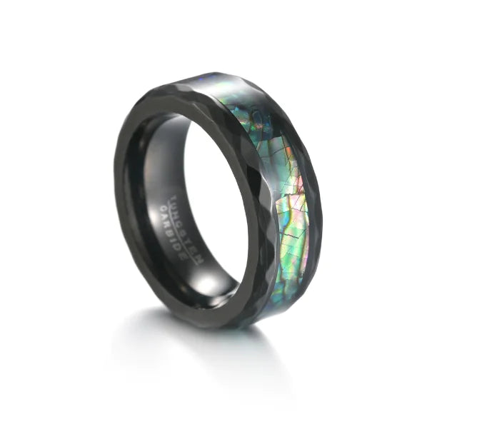 Tungsten Steel Shell Ring - Trendy Decorative Ring