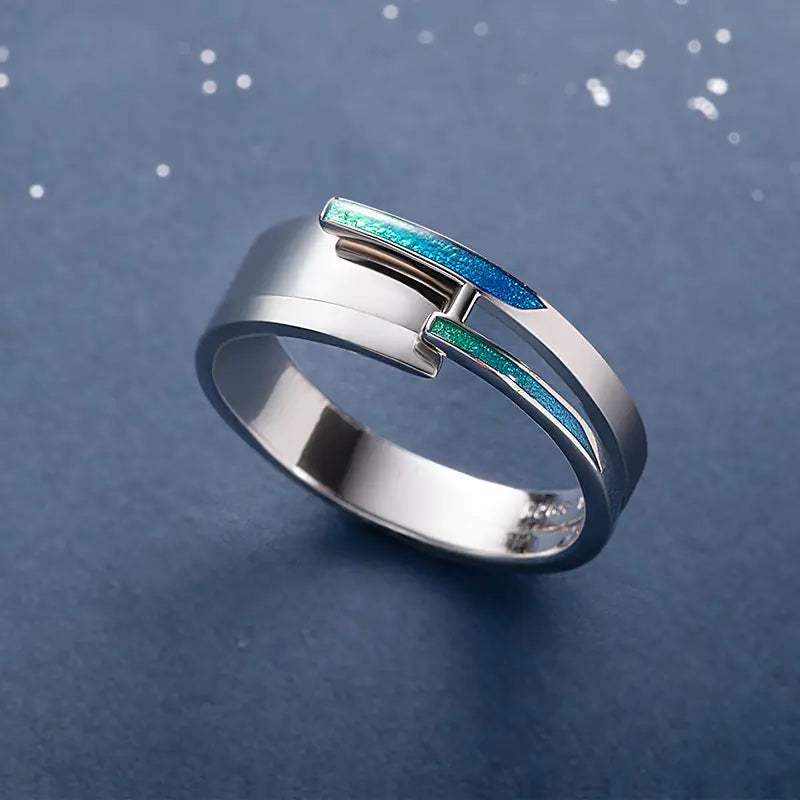 Original Design Silver Couple Rings - Midsummer Night's Dream