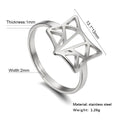 Fox Ring for Women - Stylish Stainless Steel Adjustable
