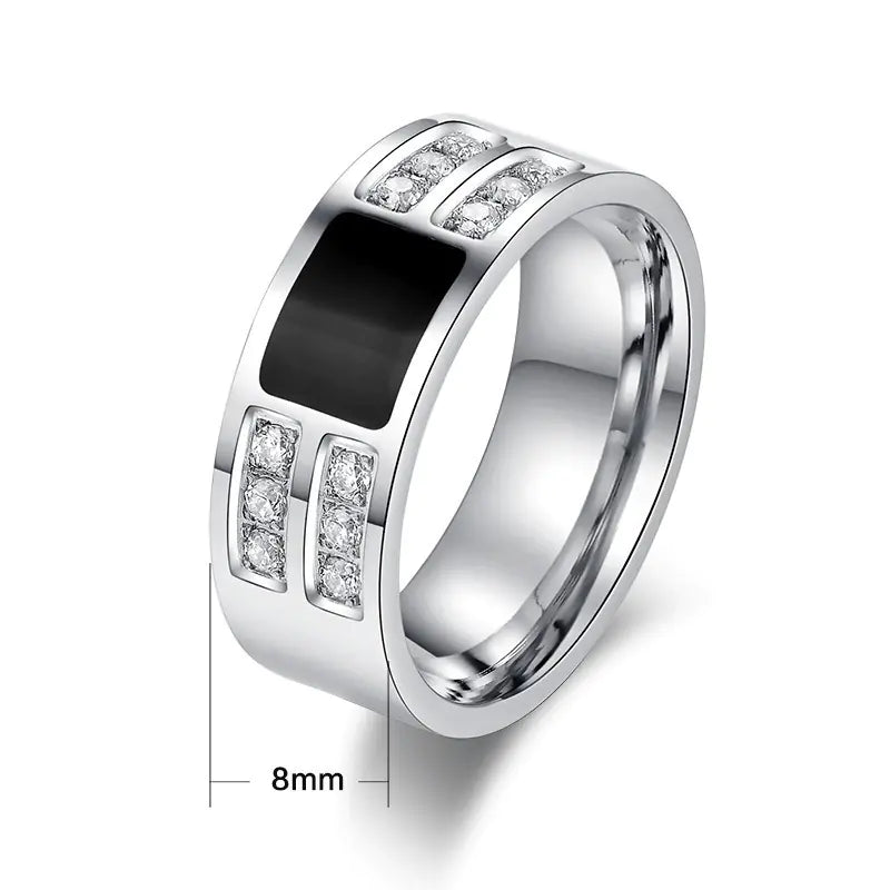 Men's Zircon Stone Ring