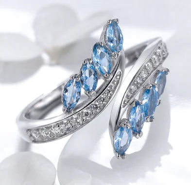 Irregular Silver Ring for Women