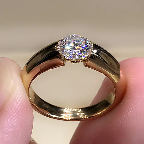 Arc Couple Ring for Women's Fashion