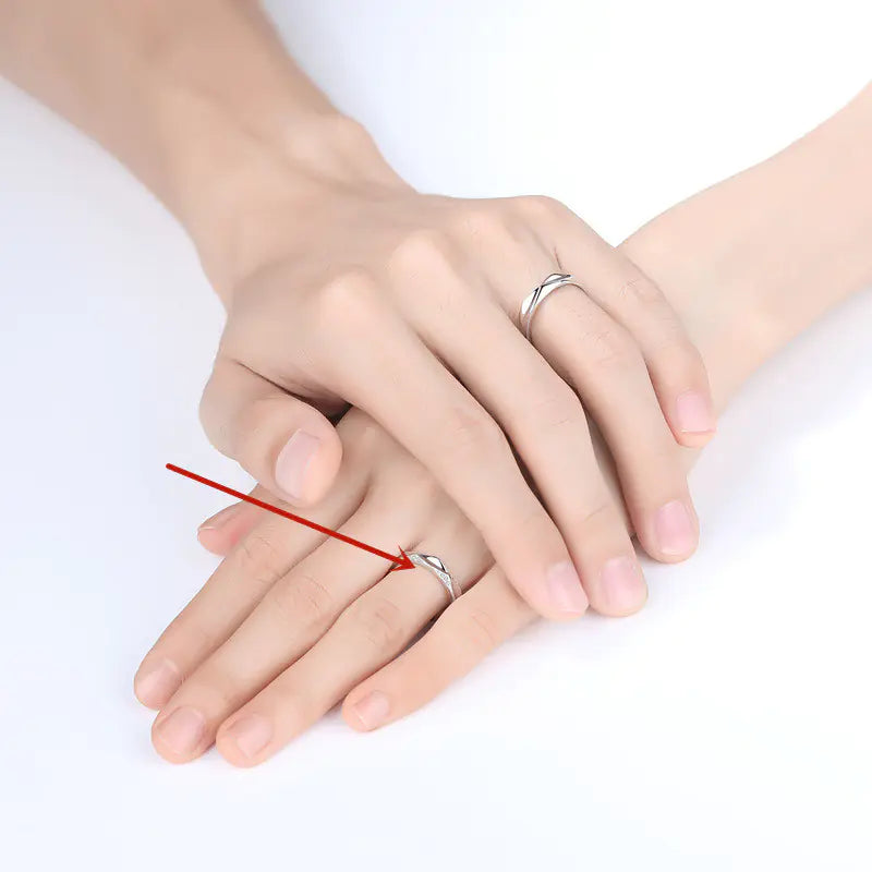 Love Agreement Couple Rings for Him and Her