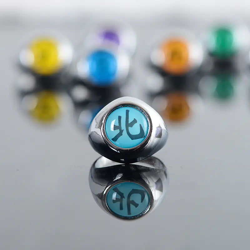 Naruto Rings Akatsuki Set with Itachi, Pain, and Sasori