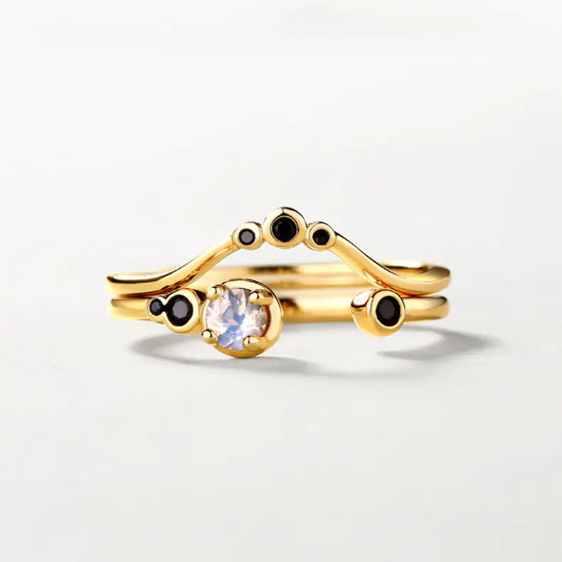 Elegant 3A White Zircon Open Ring for Women