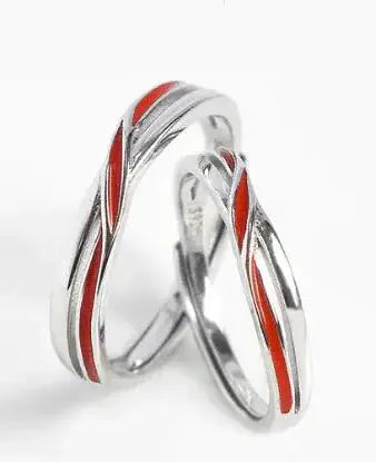 Akai Ito Premium Couple Rings with Minimalist Design