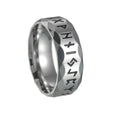 2023 Nordic Viking Rune Titanium Steel Ring for Men